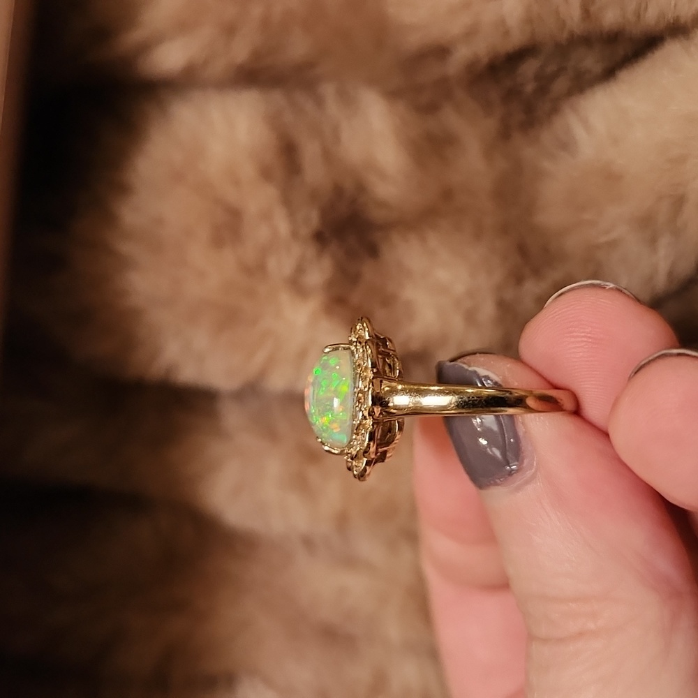 Ethiopian Opal Ring - image 2